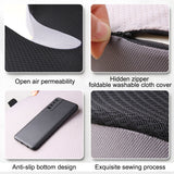 SEAMETAL Car Seat Cushion Interior Memory Foam Auto Seat Covers Vehicle Seat Protector