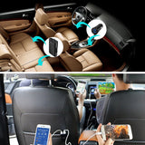4 Multi Ports Car Charger Adapter with 5FT Cable for Back Seat Charging