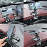 Cell Phone Holder for Car 1200° Degree Rotation Dashboard Clip Mount