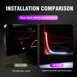 12V Car Door Flexible Lamp 150cm Auto Door Decorative Lights Waterproof LED Car Door Light Strip