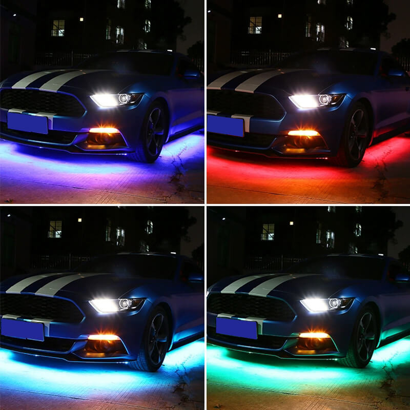 Kaufe SEAMETAL Auto LED Innenbeleuchtung RGB Umgebungslicht