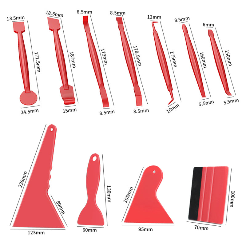 8Pcs Window Tinting Tint Tools Kit for Auto Car Vinyl Wrap Film Scraper  Squeegee
