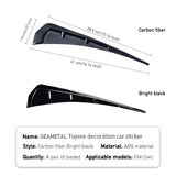 ABS Black Fender Side Car Air Outlet Cover Fit for HONDA Civic 10th
