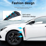 ABS Black Fender Side Car Air Outlet Cover Fit for HONDA Civic 10th