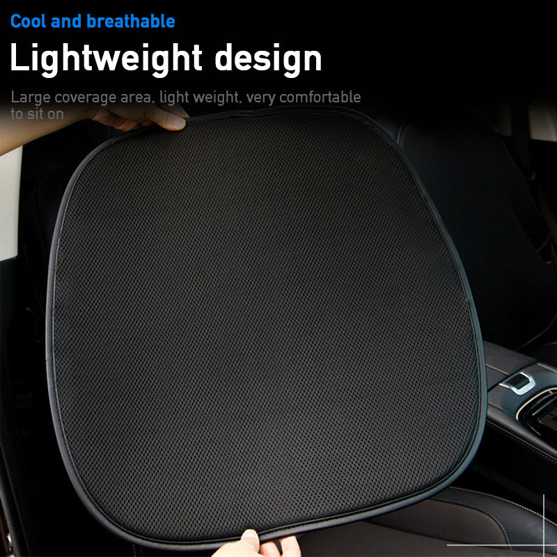 Car Universal Seat Cushion Summer Ice Silk Breathable Bamboo Silk Waist  Support