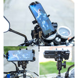A01 Aluminum Motorcycle Phone Mount3