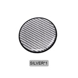 SEAMETAL Car Water Cup Pad Universal Carbon Fiber PVC Waterproof Non-Slip Mat