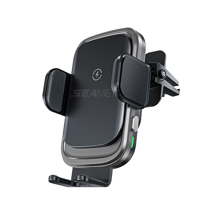 SEAMETAL 15W Car Phone Holder Wireless Charger Wireless Fast Charger Car Phone Mount