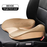 SEAMETAL Car Seat Cushion Interior Memory Foam Auto Seat Covers Vehicle Seat Protector
