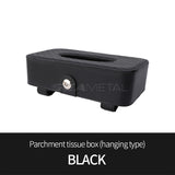 SEAMETAL Artifical Leather Car Tissue Bag Sun Visor Storage Box Universal Seat Back Paper Towel Organizer