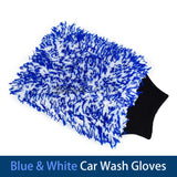 Blalion 1pcs Wash Gloves High Foam Car Wash Mitt Auto Cleaning Tool Motorcycle Soft Washer Cleaner Car Care Washing Accessories