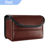 SEAMETAL PU Leather Car Tissue Bag Drawer Box Rear Seat Hanging Holder Tissue Organizer Container