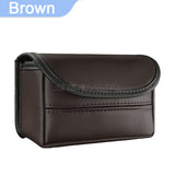 SEAMETAL PU Leather Car Tissue Bag Drawer Box Rear Seat Hanging Holder Tissue Organizer Container