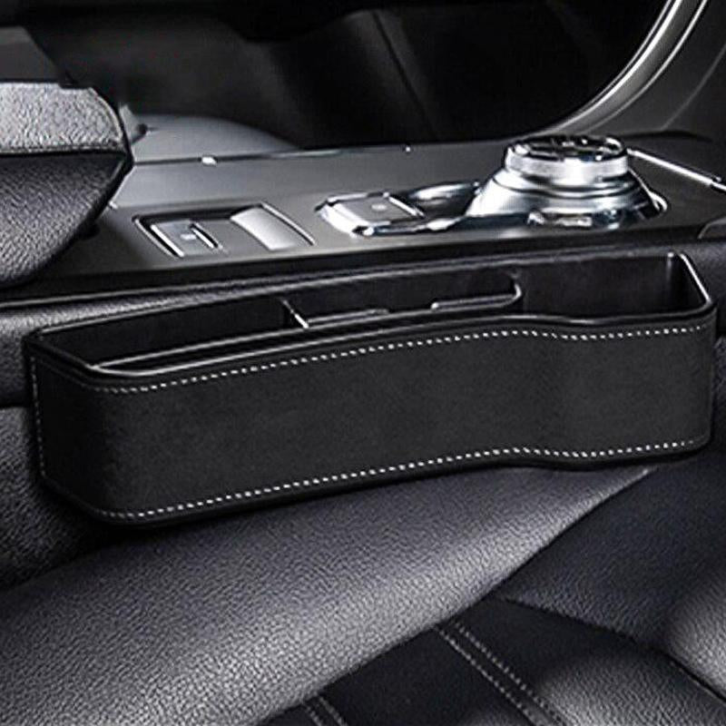 Luxury Car Seat Gap Filler Universal PU Leather Seat Gap Organizer