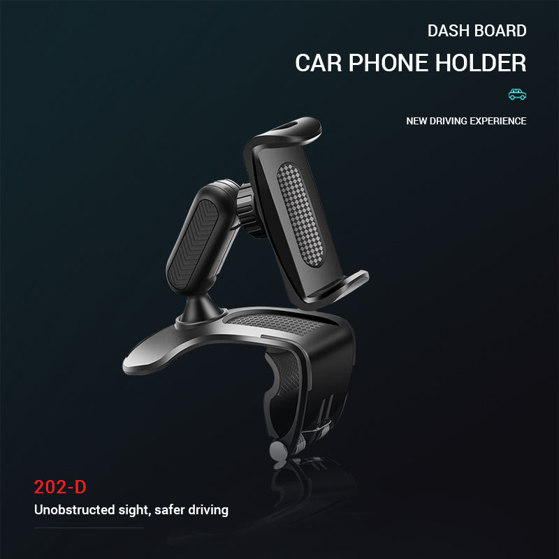 Car Dashboard Phone Holder for 4 to 6.2-inch Smartphones