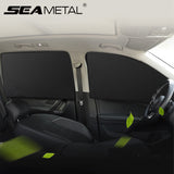 SEAMETAL Magnet Car Side Window Curtain Privacy Curtains for Car Sun Shade Summer Sunshades UV Reflection