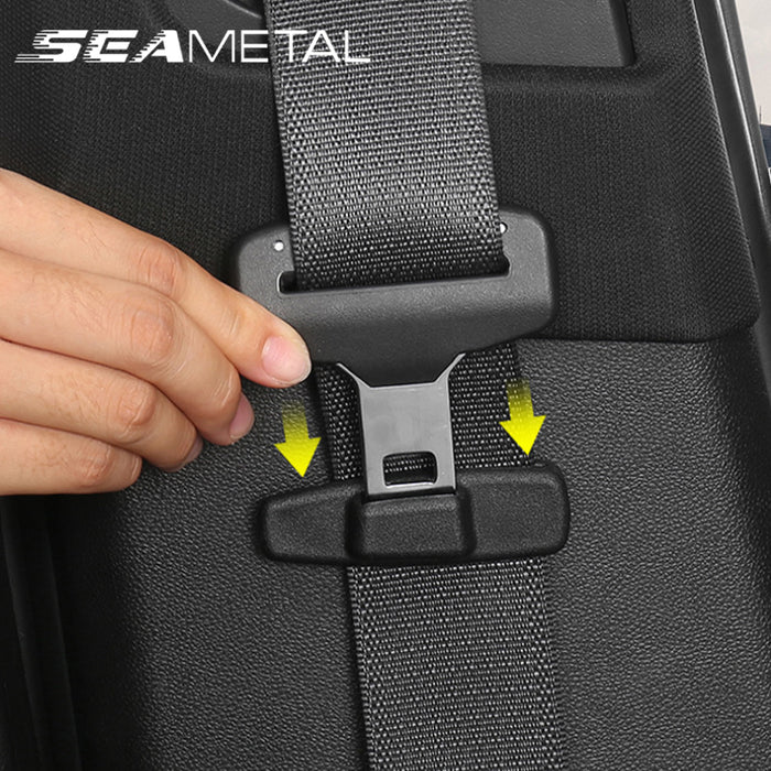 SEAMETAL Car Seat Belt Clip ABS Safety Adjuster Auto Seat Buckle Covers Car Seat Belt Stop Button Clips