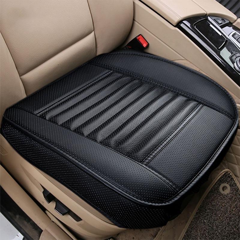 Car Seat Protector Pads Thick Leather Auto Cushion Covers Black