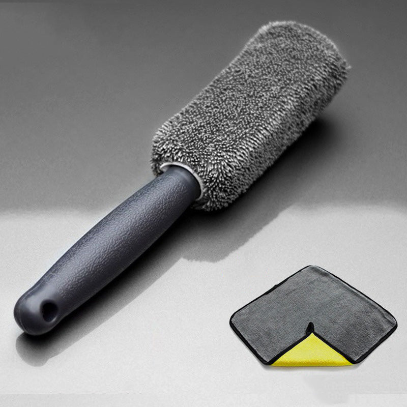 Car Wheel Cleaning Brush Microfiber Wheel Rim Brush Interior Duster