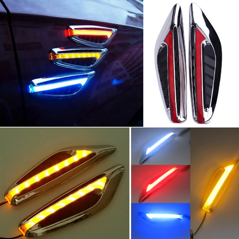 LED Car Turn Signal Lights Dynamic Side Marker Lamp Steering Light Fender Side Lamp