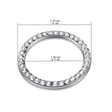 2022 Automobiles Start Switch Button Decorative Diamond Rhinestone Ring