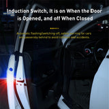 2/4Pcs Car Opening Door Warning Light Magnetic Auto LED Signal Lamp Strobe Lights
