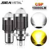 10000Lm H4 LED Moto H6 BA20D LED Motorcycle Headlight Bulbs Hi Low