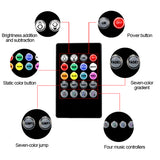 LED RGB Car Interior Styling Atmosphere Decorative Ambient Light with Remote Control