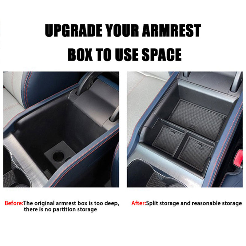 SEAMETAL ABS Car Central Control Armrest Box For BYD Atto 3 Yuan Plus 2022 2023