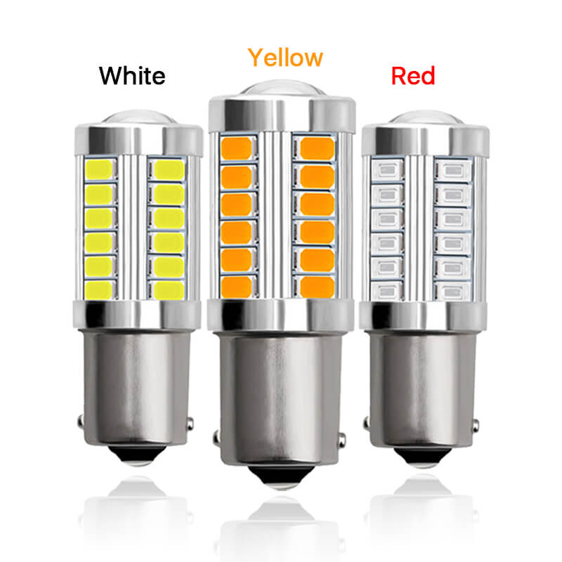 LED Bulb 1Pc P21W 1156 BA15S 1157 BAY15D P21/5W COB Car Turn