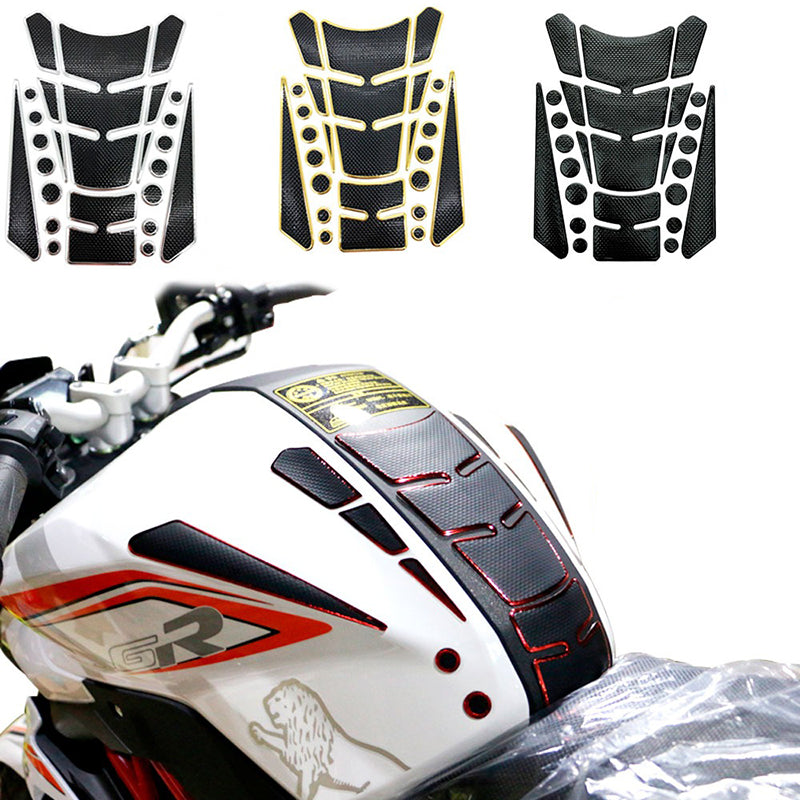 Universal 3D Waterproof Powersports Gas Tank Protectors Stickers for Motorcycle