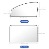 SEAMETAL Magnet Car Side Window Curtain Privacy Curtains for Car Sun Shade Summer Sunshades UV Reflection