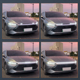 SEAMETAL Car 12V LED Start-scan Hood light Strip Flexible Daytime Running Light Atmosphere Light Strip