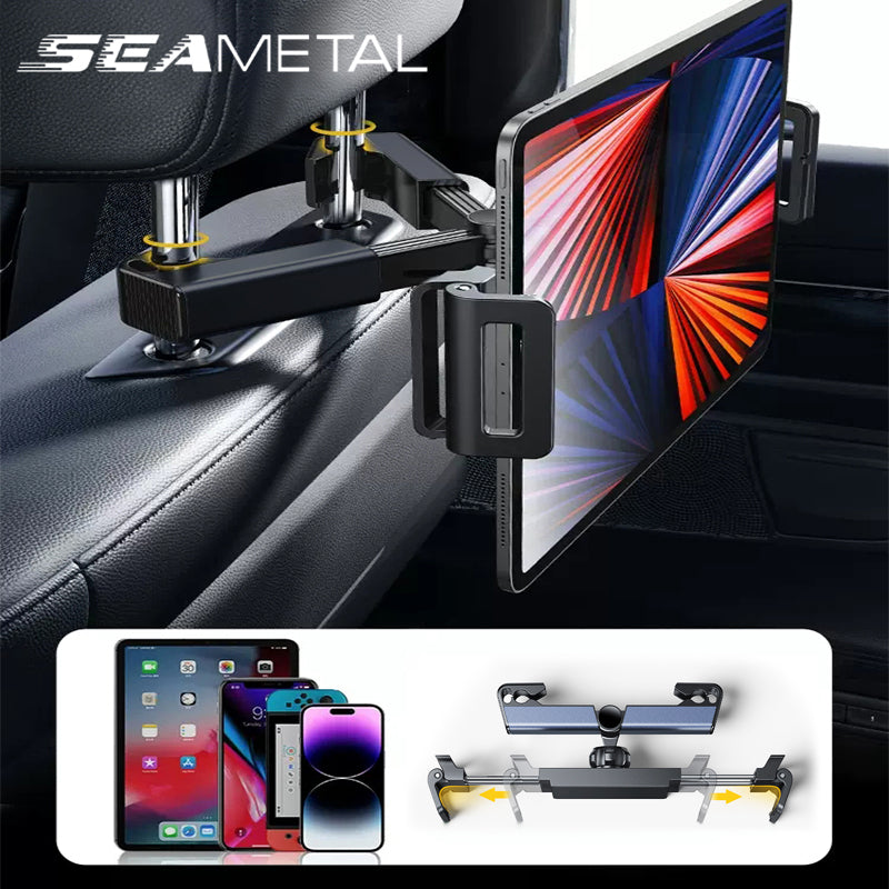 SEAMETAL Telescopic Car Phone Holder Tablet Holder Anti Shake Tablet Mount