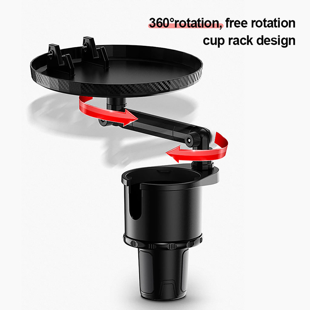 Multifunctional Adjustable Car Cup Holder Expander Adapter Base Tray Car  Drink Cup Bottle Holder Auto Car Stand Organizer