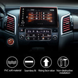 Chrome PVC Car Air Conditioner Vent Outlet Trim Decoration Strip3