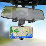 Rotatable and Retractable Car Phone Holder Rearview Mirror Suspension