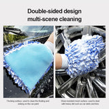 Car Wash Gloves Double Sided Coral Fleece Detail Car Wash Quick Dry Glove