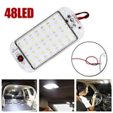 48 LED Panel Light Car Interior Reading Lamp Cabin Lights for Van Truck RV Camper Lights Strip