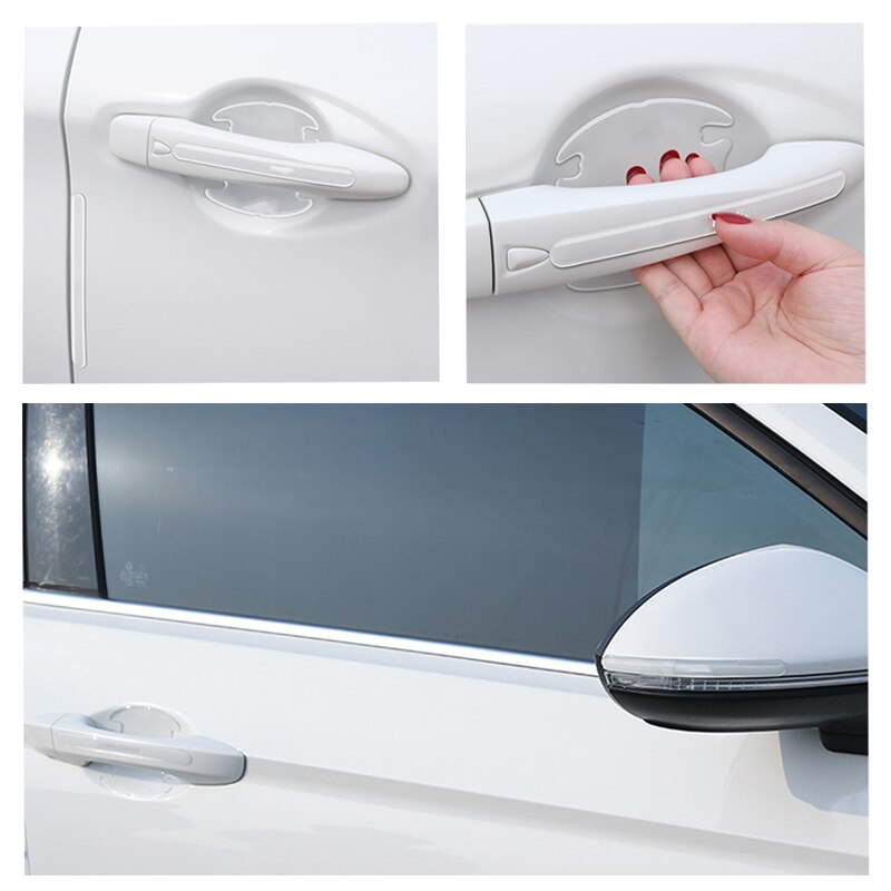 Car Door Edge Guards, Clear Invisible Carbon Fiber Auto Door Sill  Protector, Anti-Collision Transparent Adhesive Strip Film, DIY Vehicle Door  Trim