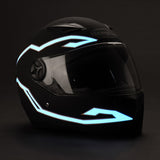 Motorcycle Helmet LED Light Strip Flashing Night Safety Cold Lights
