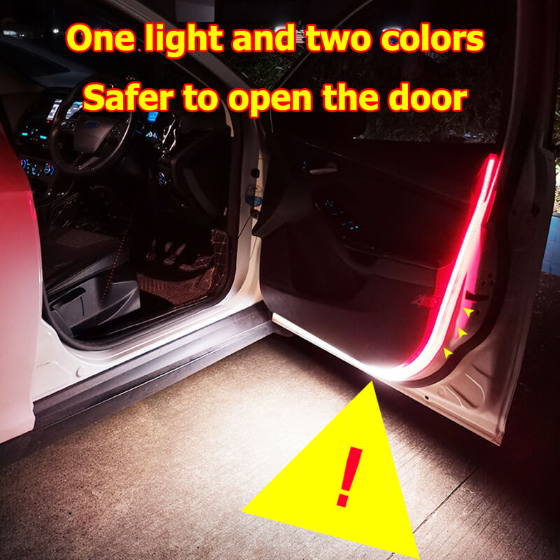Car Door Opening Warning Light Waterproof 12V LED Strobe Flash Safety –  SEAMETAL