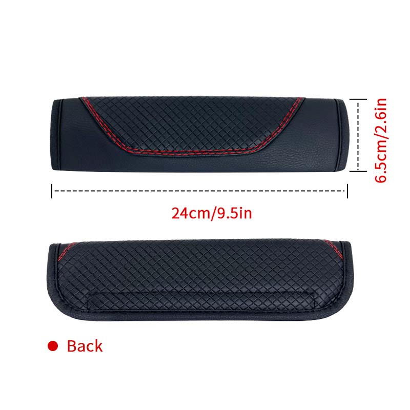 Car Seat Belt Protector Pad Leather Shoulder Cushion Cover