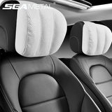 SEAMETAL Car Pillow Interior Car Seat Headrest Pillows Universal Auto Neck Pillow Protector
