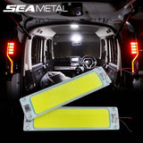 SEAMETAL Car Reading Light LED/COB White Lighting Interior Cab for Truck Touring Cross Country Vehicle Familiar Reading Lights