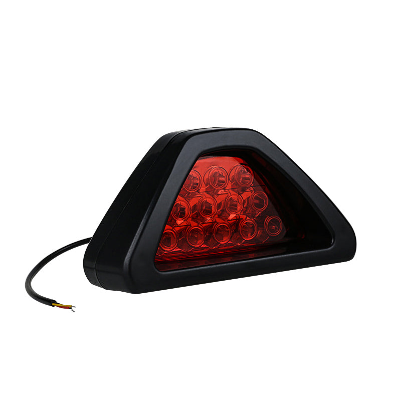 LED Car Rear Strobe Warning Light Brake Light Triangle Fog Lamp Red Taillight Signal Lamp