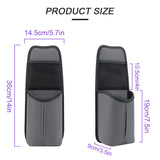 SEAMETAL Car Seat Side Storage Pocket Universal Hanging Seat Storage Pocket Organizer Net Pocket