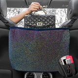 Bling Car Handbag Organizer Backseat Auto Purse Holder Between Seat