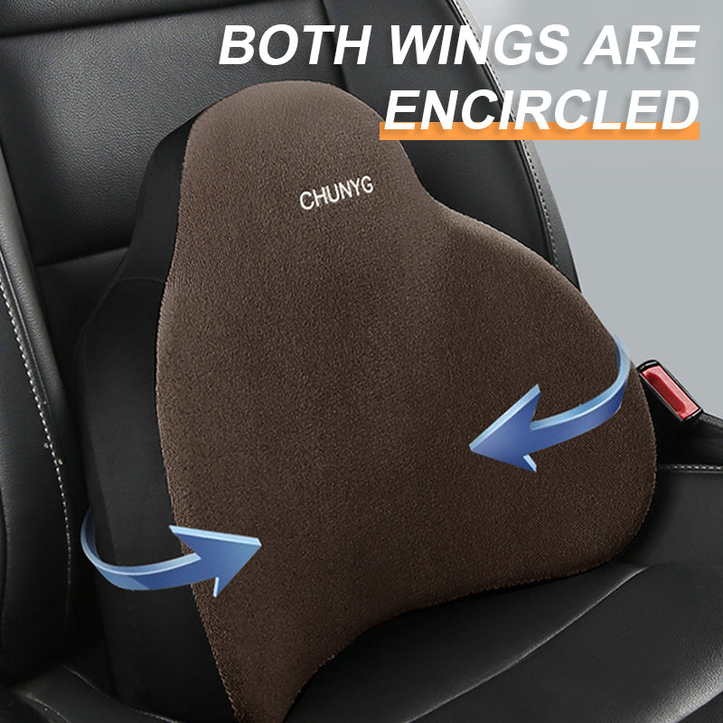 Soft Car Pillow Lumbar Support Car Seat Cushion Memory Foam