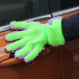 Coral Fleece Car Wash Gloves Detailing Care Cleaning Tool for Home Use